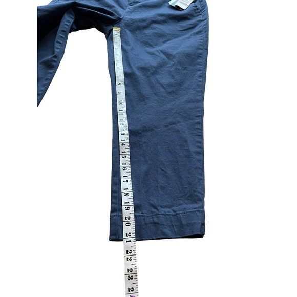 Style & Co Blue Mid Rise Tummy Control Capri Dress Pants 10P NWT - Picture 6 of 9